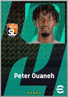 Peter Ouaneh eFootball 2026 player card, 67 OVR CB