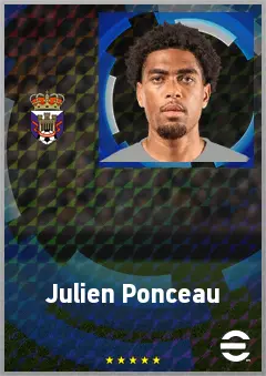 Julien Ponceau eFootball 2026 player card, 69 OVR AMF