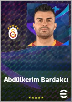 Abdülkerim Bardakcı eFootball 2026 player card, 75 OVR CB