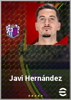 Javi Hernández eFootball 2026 player card, 72 OVR LB