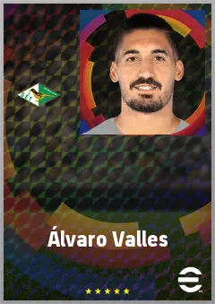 Álvaro Valles eFootball 2026 player card, 75 OVR GK