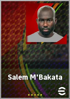 Salem M'Bakata eFootball 2026 player card, 67 OVR RB