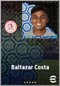 Baltazar Costa eFootball 2026 player card, 68 OVR DMF