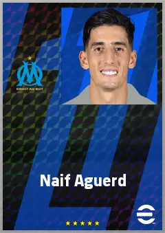 Naif Aguerd eFootball 2026 player card, 78 OVR CB