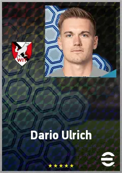 Dario Ulrich eFootball 2026 player card, 67 OVR RB