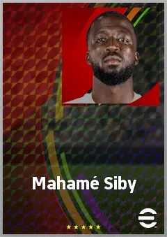 Mahamé Siby eFootball 2026 player card, 67 OVR DMF