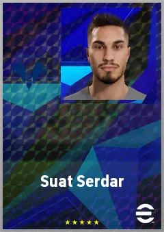 Suat Serdar eFootball 2026 player card, 73 OVR CMF