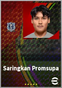 Saringkan Promsupa eFootball 2026 player card, 64 OVR CB