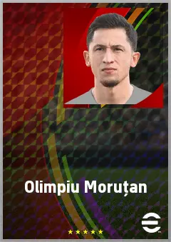 Olimpiu Moruțan eFootball 2026 player card, 71 OVR RWF