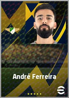 André Ferreira eFootball 2026 player card, 72 OVR GK