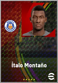 Ítalo Montaño eFootball 2026 player card, 69 OVR CF