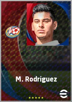 M. Rodríguez eFootball 2026 player card, 70 OVR CF