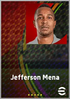 Jefferson Mena eFootball 2026 player card, 71 OVR CB