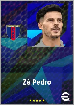 Zé Pedro eFootball 2026 player card, 73 OVR CB