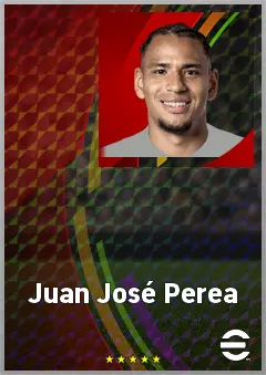 Juan José Perea eFootball 2026 player card, 65 OVR CF
