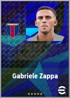 Gabriele Zappa eFootball 2026 player card, 73 OVR RB
