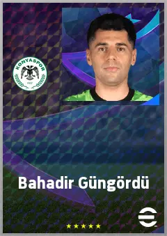 Bahadir Güngördü eFootball 2026 player card, 69 OVR GK
