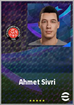 Ahmet Sivri eFootball 2026 player card, 64 OVR LWF
