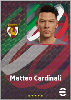 Matteo Cardinali eFootball 2026 player card, 65 OVR GK