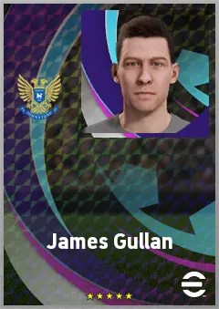 James Gullan eFootball 2026 player card, 69 OVR SS