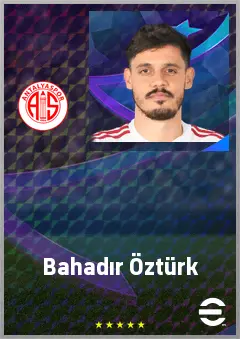 Bahadır Öztürk eFootball 2026 player card, 66 OVR CB