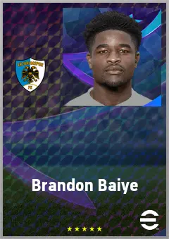 Brandon Baiye eFootball 2026 player card, 68 OVR DMF