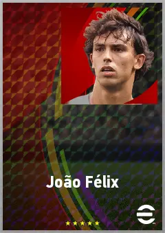 João Félix eFootball 2026 player card, 78 OVR LWF