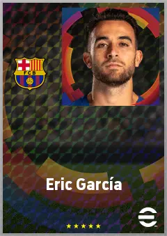 Eric García eFootball 2026 player card, 78 OVR CB