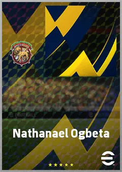 Nathanael Ogbeta eFootball 2026 player card, 68 OVR LB