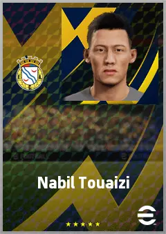 Nabil Touaizi eFootball 2026 player card, 69 OVR CF
