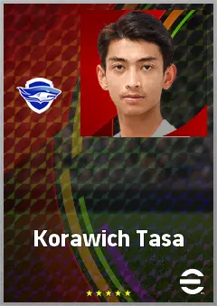 Korawich Tasa eFootball 2026 player card, 66 OVR CF