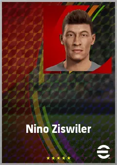 Nino Ziswiler eFootball 2026 player card, 65 OVR GK