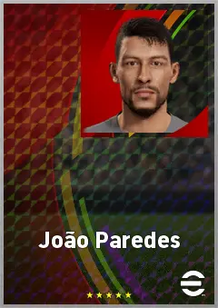João Paredes eFootball 2026 player card, 66 OVR CF