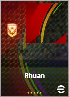 Rhuan eFootball 2026 player card, 70 OVR LWF