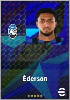 Éderson eFootball 2026 player card, 77 OVR CMF
