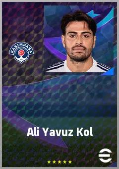 Ali Yavuz Kol eFootball 2026 player card, 66 OVR LWF