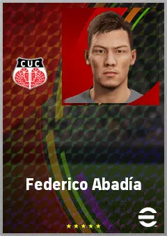 Federico Abadía eFootball 2026 player card, 70 OVR GK