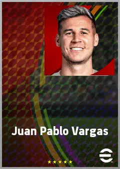 Juan Pablo Vargas eFootball 2026 player card, 73 OVR CB