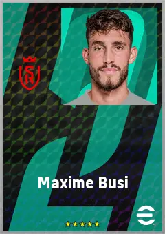 Maxime Busi eFootball 2026 player card, 69 OVR RB