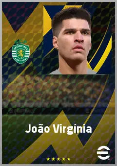 João Virgínia eFootball 2026 player card, 70 OVR GK