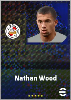 Nathan Wood eFootball 2026 player card, 71 OVR CB
