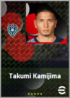 Kamijima Takumi eFootball 2026 player card, 71 OVR CB