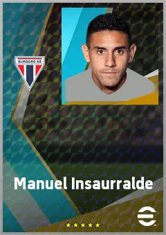 Manuel Insaurralde eFootball 2026 player card, 71 OVR CMF