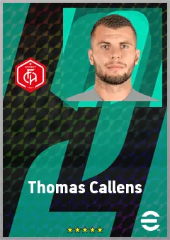 Thomas Callens eFootball 2026 player card, 67 OVR GK