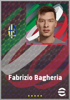 Fabrizio Bagheria eFootball 2026 player card, 66 OVR GK