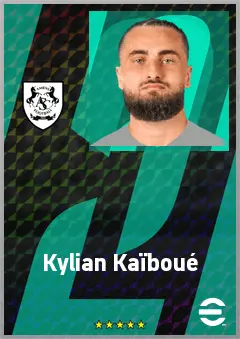 Kylian Kaïboué eFootball 2026 player card, 70 OVR DMF