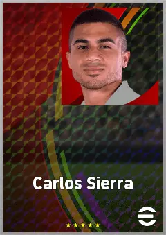 Carlos Sierra eFootball 2026 player card, 71 OVR CMF