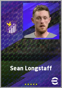 Sean Longstaff eFootball 2026 player card, 75 OVR CMF