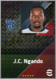 J.C. Ngando eFootball 2026 player card, 71 OVR AMF