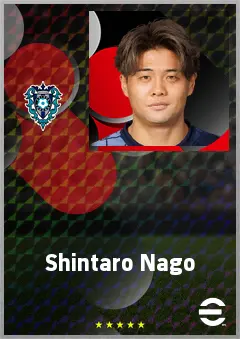 Nago Shintaro eFootball 2026 player card, 69 OVR AMF